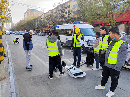 非金属管道雷达探测