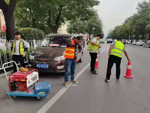西安某开发区供水管道漏水检测项目